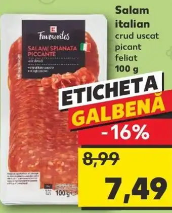 Kaufland Salam italian Ofertă