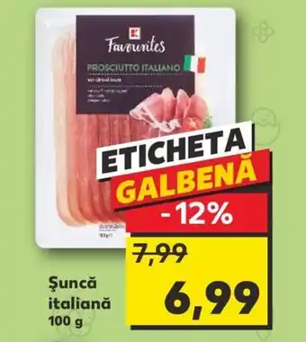 Kaufland Şuncă italiană 100 g Ofertă