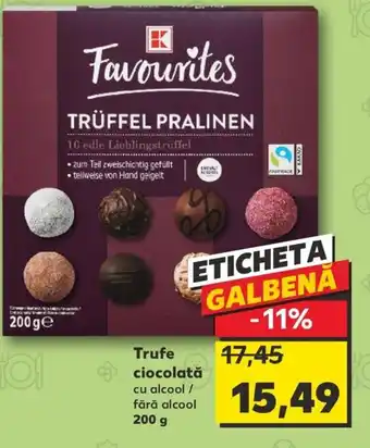 Kaufland Trufe ciocolată Ofertă