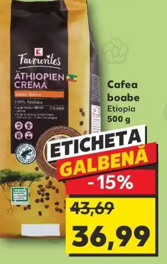 Kaufland Cafea boabe Ofertă