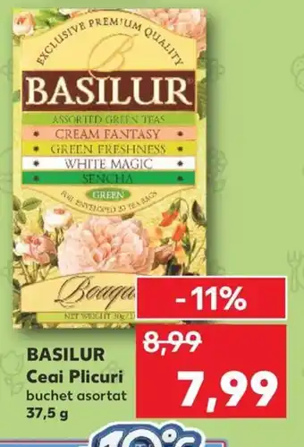 Kaufland BASILUR Ceai Plicuri Ofertă