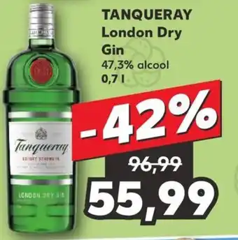 Kaufland TANQUERAY London Dry Gin 0.7L Ofertă