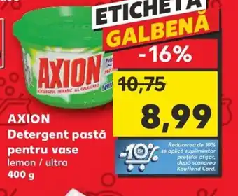 Kaufland AXION Detergent pastă pentru vase Ofertă