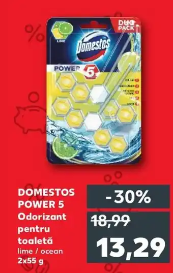 Kaufland DOMESTOS POWER 5 Odorizant pentru toaletă Ofertă