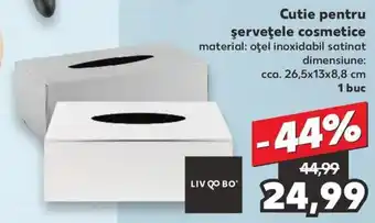 Kaufland Cutie pentru şerveţele cosmetice Ofertă