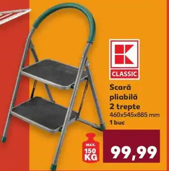 Kaufland Scară pliabilă 2 trepte Ofertă