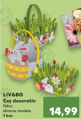 Kaufland LIV&BO Coş decorativ Ofertă