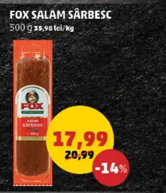 Penny FOX SALAM SÂRBESC Ofertă