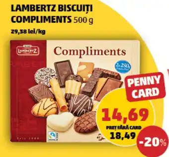 Penny LAMBERTZ BISCUIȚI COMPLIMENTS Ofertă