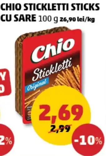 Penny CHIO STICKLETTI STICKS CU SARE Ofertă