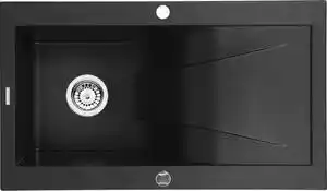 Favi Chiuveta bucatarie compozit cu picurator grafit metalic Deante Rapsodia Grafit metalic Ofertă