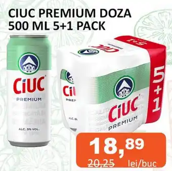 Unicarm CIUC PREMIUM DOZA 500 ML 5+1 PACK Ofertă