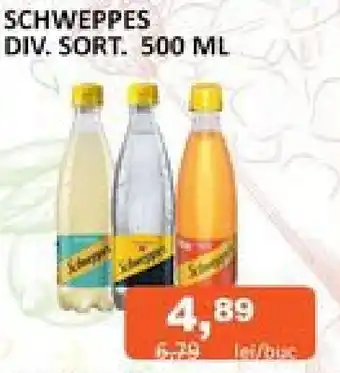 Unicarm SCHWEPPES DIV. SORT. 500 ML Ofertă