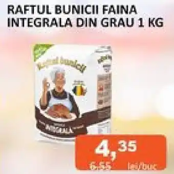 Unicarm RAFTUL BUNICII FAINA INTEGRALA DIN GRAU 1 KG Ofertă