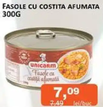 FASOLE CU COSTITA AFUMATA 300G