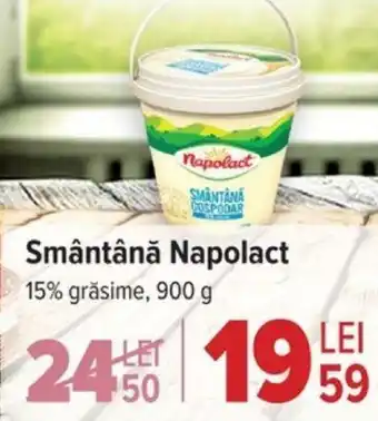 Carrefour Smântână Napolact Ofertă