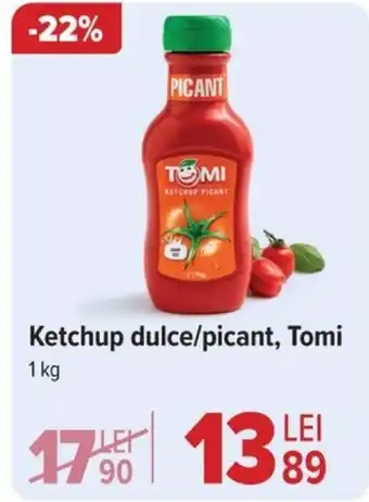 Carrefour Ketchup dulce/picant, Tomi Ofertă
