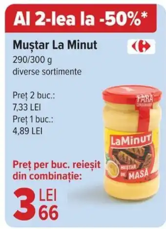 Carrefour Muştar La Minut Ofertă