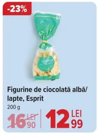 Carrefour Figurine de ciocolată albă/ lapte, Esprit Ofertă