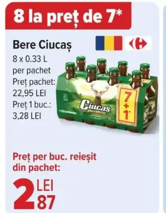 Carrefour Bere Ciucas Ofertă