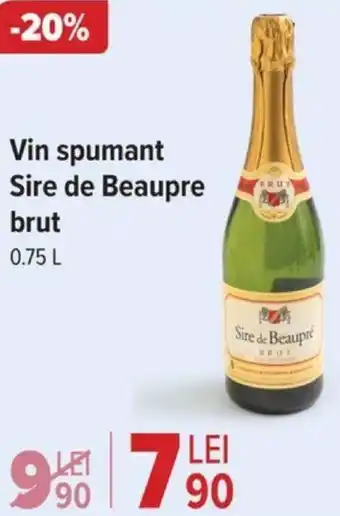 Carrefour Vin spumant Sire de Beaupre brut 0.75 L Ofertă