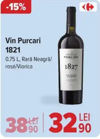 Carrefour Vin Purcari 1821 0.75L Ofertă