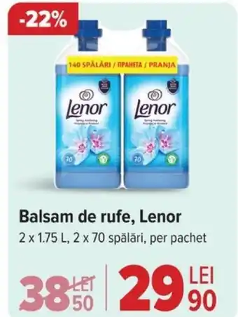 Carrefour Balsam de rufe, Lenor Ofertă