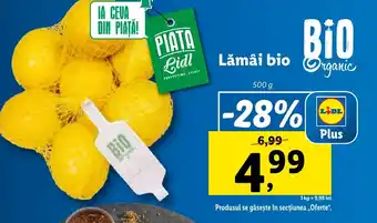 Lidl Lămâi bio Ofertă