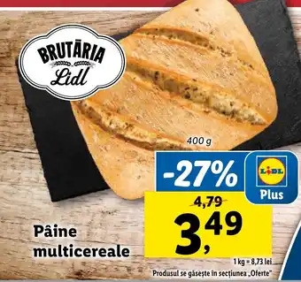 Lidl Pâine multicereale Ofertă