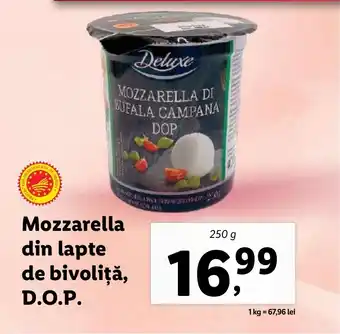 Lidl Mozzarella din lapte de bivoliță, D.O.P. Ofertă