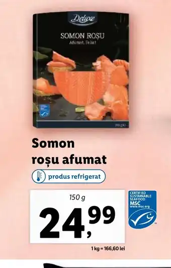 Lidl Somon roșu afumat Ofertă