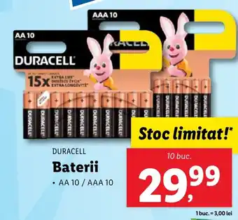 Lidl DURACELL Baterii Ofertă