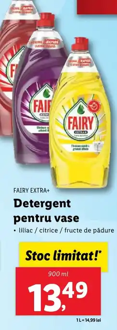 Lidl FAIRY EXTRA+ Detergent pentru vase Ofertă