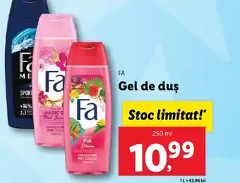 Lidl FA Gel de duş Ofertă