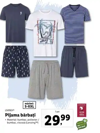 Lidl Pijama bărbaţi Ofertă