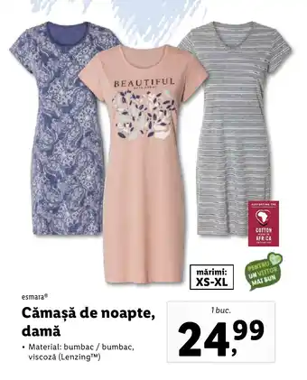 Lidl Cămașă de noapte, damǎ Ofertă