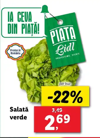 Lidl Salată verde Ofertă