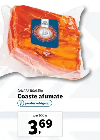 Lidl CĂMARA NOASTRĂ Coaste afumate Ofertă