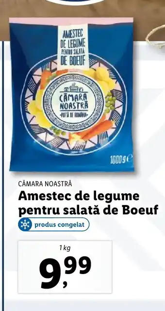 Lidl CĂMARA NOASTRĂ Amestec de legume pentru salată de Boeuf Ofertă