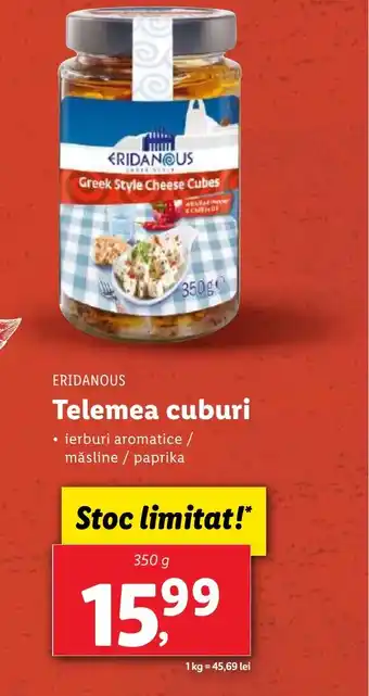 Lidl ERIDANOUS Telemea cuburi Ofertă