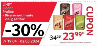 Selgros LINDT Lindor Praline Ofertă