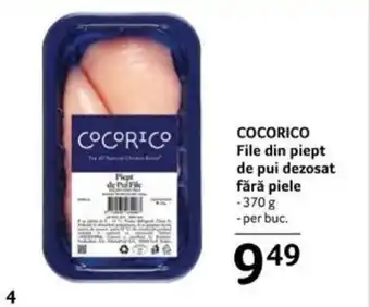 Selgros COCORICO File din piept de pui dezosat fără piele Ofertă