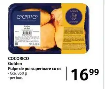 Selgros COCORICO Golden Pulpe de pui superioare cu os Ofertă