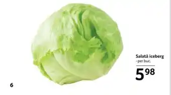 Selgros Salată iceberg Ofertă