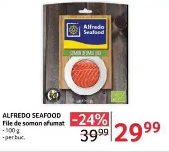 Selgros ALFREDO SEAFOOD File de somon afumat Ofertă