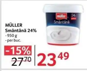 Selgros MÜLLER Smântânǎ 24% Ofertă