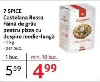 Selgros 7 SPICE Castelana Rossa Făină de grâu pentru pizza cu dospire medie-lungă Ofertă