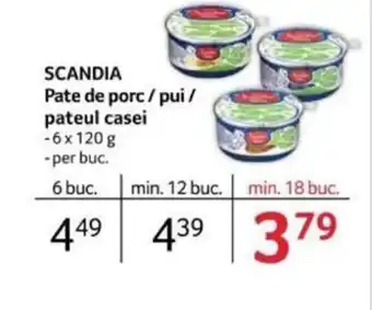 Selgros SCANDIA Pate de porc/pui/ pateul casei Ofertă