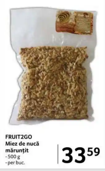 FRUIT2GO Miez de nucă mărunţit
