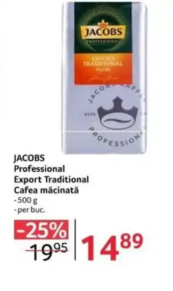 Selgros JACOBS Professional Export Traditional Cafea măcinată Ofertă